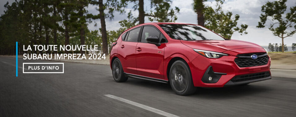 La toute nouvelle Subaru Impreza 2024 à hayon : un style extérieur plus racé, de nouvelles technologies branchées comme l